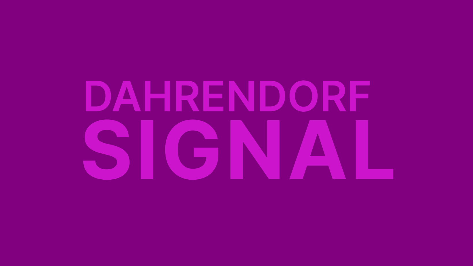 Cover Andreas Dahrendorf