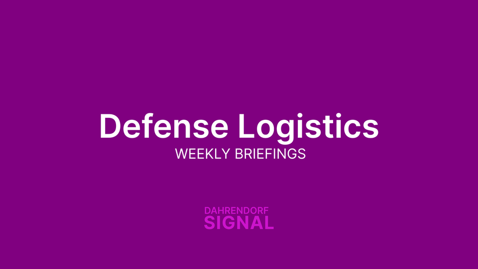 Defense | Week 4.9.25 | AAR $85M DLA Contract & EU Procurement Reform